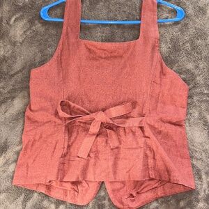 lauren conrad button up vest
